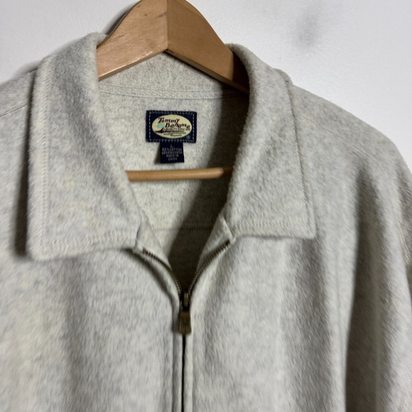 Tommy Bahama Jacket Mens Large Beige Full Zip - Picture 2 of 6